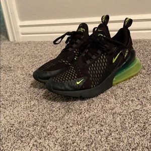 Air max 270 green and black